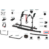 Kleines Produktbild Fiamma Klemmleiste unten f&uuml;r Carry-Bike Ford Custom / Transit Custom Nugget / Nugget Plus Hochdach Fiamma Ersatzteilnummer 98656M506 1