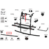 Small product image Fiamma Lower Clamping Strip, Black, for Carry-Bike Ford Custom V710 / VW Transporter (2025 and later) Part Number 98656M664 1