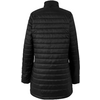 Schwarze gesteppte Jacke, Rückansicht