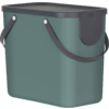 Rotho Albula recycling garbage system 25 liters dark green