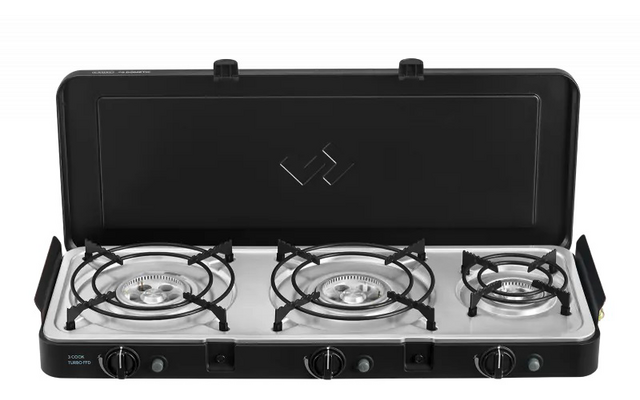 Produktbild Cadac 3 Cook Turbo FFD Deluxe Campingkocher mit 3 Brennern 5,5 kW 1