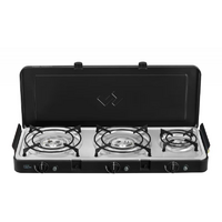 Cadac 3 Cook Turbo FFD Deluxe Campingkocher mit 3 Brennern 5,5 kW