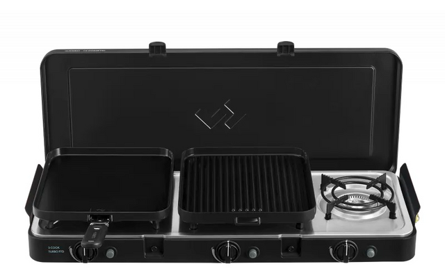 Produktbild Cadac 3 Cook Turbo FFD Deluxe Campingkocher mit 3 Brennern 5,5 kW 1