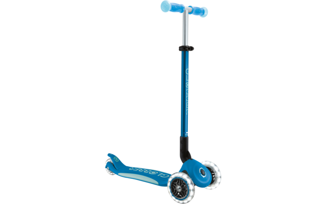 Produktbild Globber Elite Lights Glow Dreirad Scooter h&ouml;henverstellbar mit LED Leuchtrollen 1