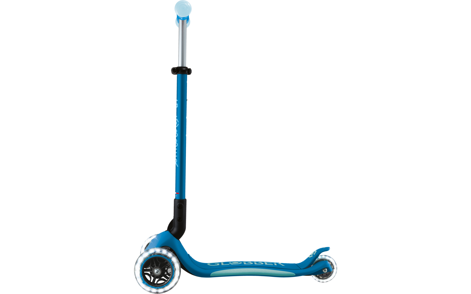 Produktbild Globber Elite Lights Glow Dreirad Scooter h&ouml;henverstellbar mit LED Leuchtrollen 1