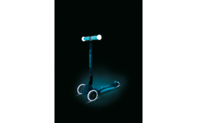 Produktbild Globber Elite Lights Glow Dreirad Scooter h&ouml;henverstellbar mit LED Leuchtrollen 1