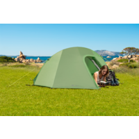 Tenda da trekking in alluminio Mountain Guide Nola II per 2 persone verde scuro