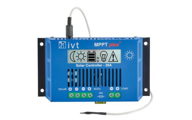 IVT MPPTplus Solar-Controller Laderegler 12 V / 24 V 20 A