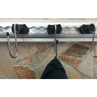 Montagerails Kledinghaken Passend 1 stuk