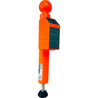 ATSensoTec STB 200 B digitale verticale weegschaal met Bluetooth tot 200 kg meetbereik oranje