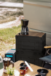 Berger CamperBox XL 60 faltbare Multifunktions- und Aufbewahrungsbox Schwarz