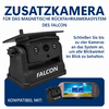 Kleines Produktbild Falcon Zusatzkamera f&uuml;r Magnet Funkkamerasystem mit Solarpanel kabellos bis 100 m 1