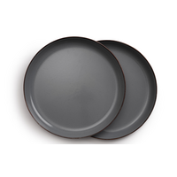 Barebones salad plate 2 pieces 20,9 cm stone grey