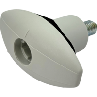 STS draai-kiepslot Ellipse voor insteekcilinder-inzetstukken STS / Zadi met klein handvat wit