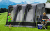Berger Molina Air Deluxe II Aufblasbares Reisevorzelt f&uuml;r Wohnwagen, Anbauh&ouml;he 240 - 255 cm