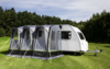 Berger Molina Air Deluxe II Aufblasbares Reisevorzelt f&uuml;r Wohnwagen, Anbauh&ouml;he 240 - 255 cm