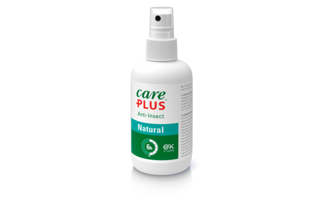 Care Plus Anti Insect Natural Spray anti-insectes Citriodiol 200 ml