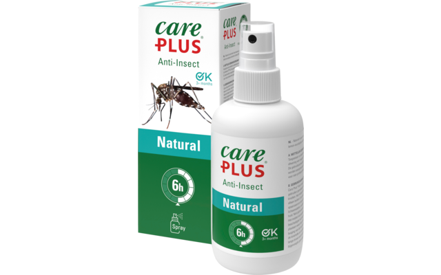 Care Plus Anti Insect Natural Spray anti-insectes Citriodiol 200 ml