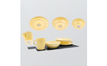 Silwy Dolomit magnetisch servies, plastic, 11 stuks