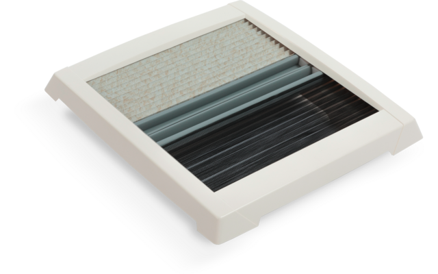Electronic measuring device with LED display