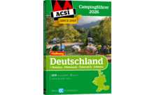 Guide de camping ACSI Allemagne / Benelux / Danemark / Autriche / Suisse 2026 avec carte de réduction CampingCard