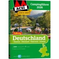 ACSI Campingführer Deutschland / Benelux / Dänemark / Österreich / Schweiz 2026 mit CampingCard Ermäßigungskarte