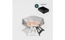 265008 - Boxio Fire Set Feuerschale mit Grillrost und Solo Up Eurobox