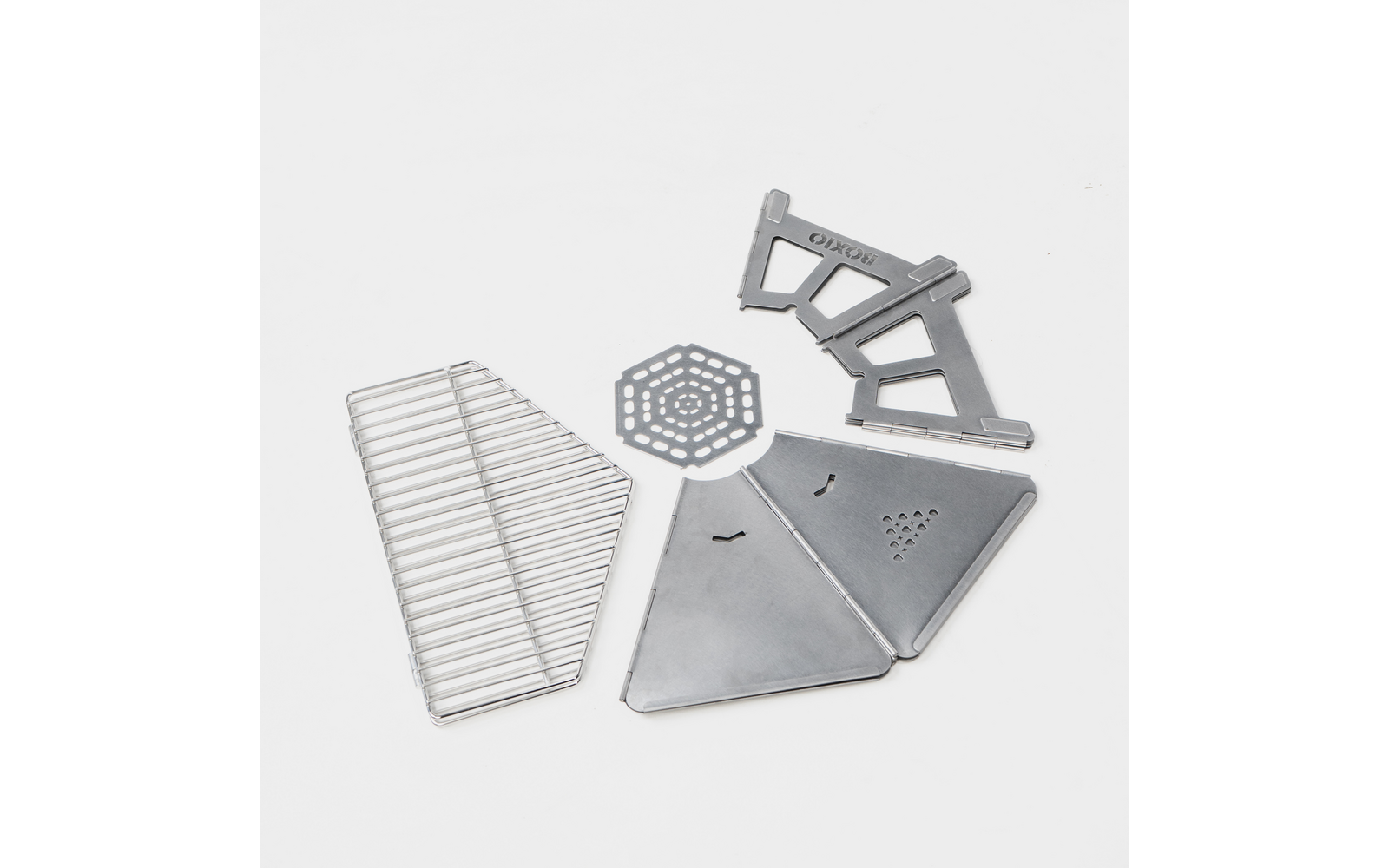 Produktbild Boxio Fire Set Feuerschale mit Grillrost und Solo Up Eurobox 1