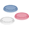 Koziol freshness lid FRESH tr. coral/deep blue/soft gray set of 3