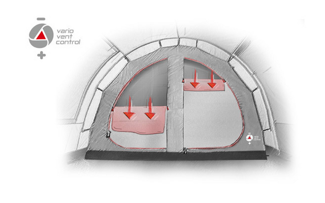 Tente tunnel High Peak Ancona 4.0 pour 4 personnes