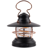 Barebones Edison II mini LED Laterne antique bronze 