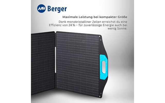 Immagine del prodotto Set di pannelli solari pieghevoli Berger 100 W 1