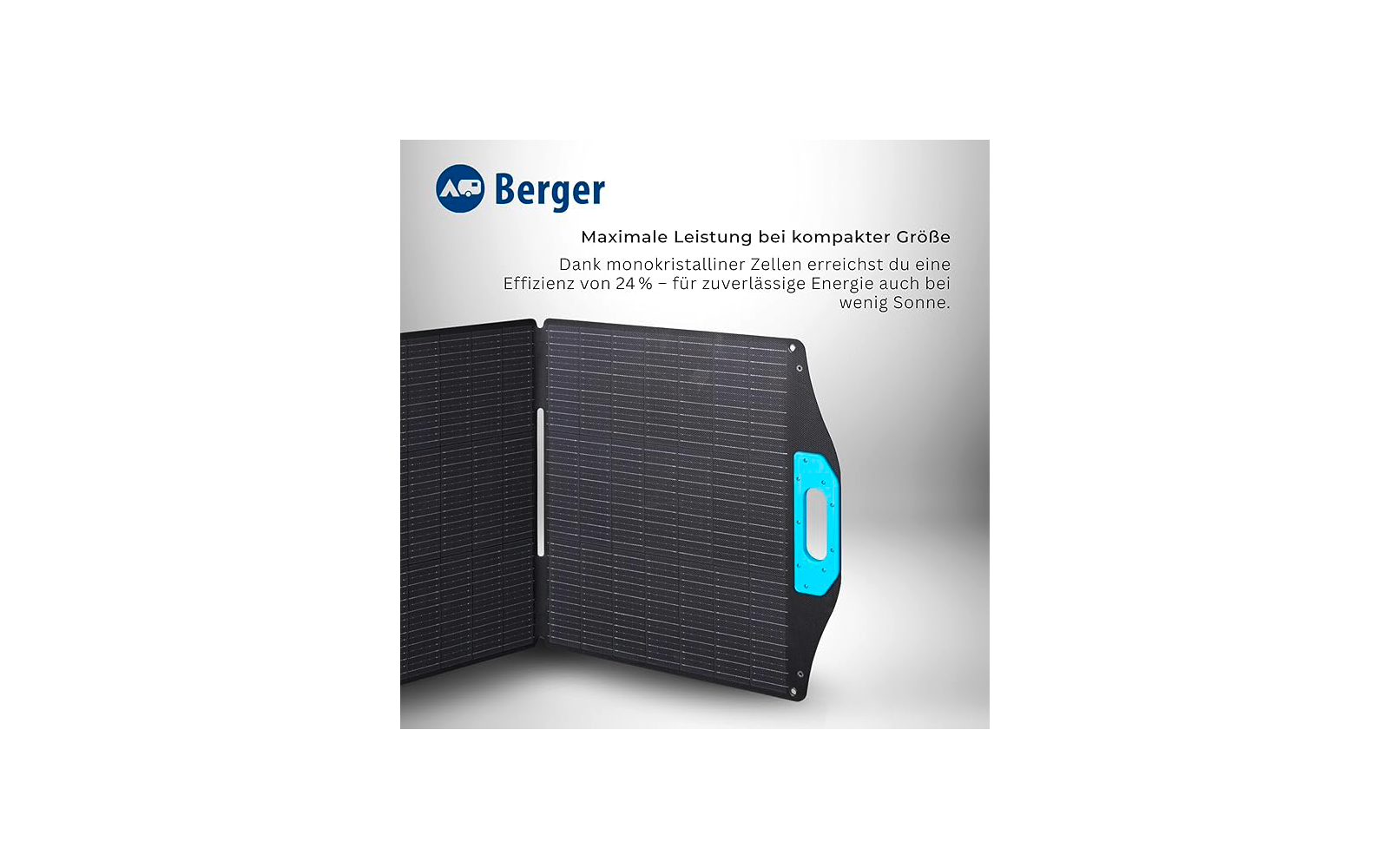 Immagine del prodotto Set di pannelli solari pieghevoli Berger 100 W 1