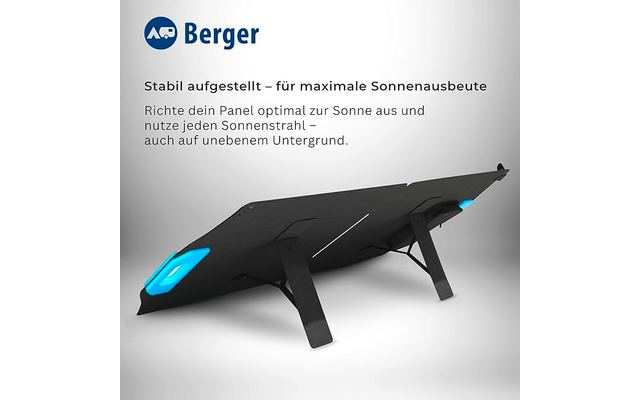 Immagine del prodotto Set di pannelli solari pieghevoli Berger 100 W 1