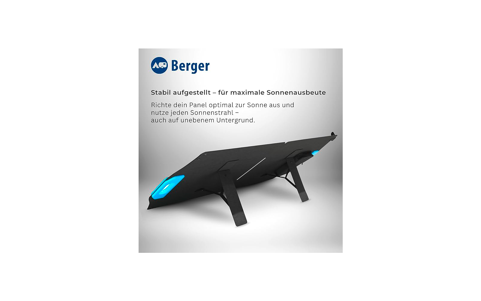 Immagine del prodotto Set di pannelli solari pieghevoli Berger 100 W 1