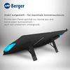 Berger Komplettanlage faltbares Solarpanel Set 100 W inkl. Laderegler