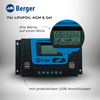 Berger Komplettanlage faltbares Solarpanel Set 100 W inkl. Laderegler