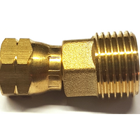 Adaptador de gas para barbacoas Francia 1/4 LH a 1/2 RH Cadac