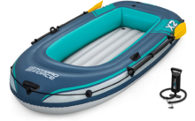 271136 846721 - Bestway Hydro Force Trek Schlauchboot-Set für 2 Erwachsene inkl. Ruder & Handpumpe