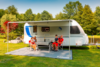Fiamma Caravanstore XL 360 Sackmarkise Tuchfarbe Royal Blue 360 cm