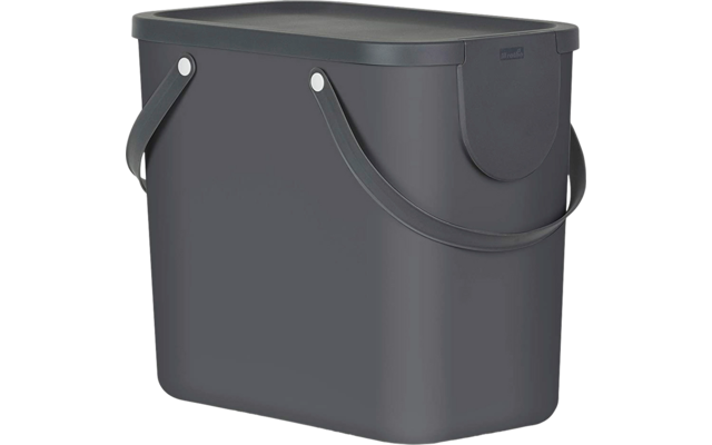 Rotho Albula Sistema di cestini per la raccolta differenziata 25 litri antracite