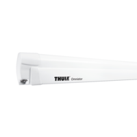 Toldo de pared carcasa blanca lona color Mystic Grey 4,5 m Omnistor 8000 Thule