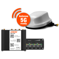 Routeur Wi-Fi 4G Cat 6 MWR 4540 avec antenne 5G incluse jusqu'&agrave; 300 Mbps blanc Selfsat