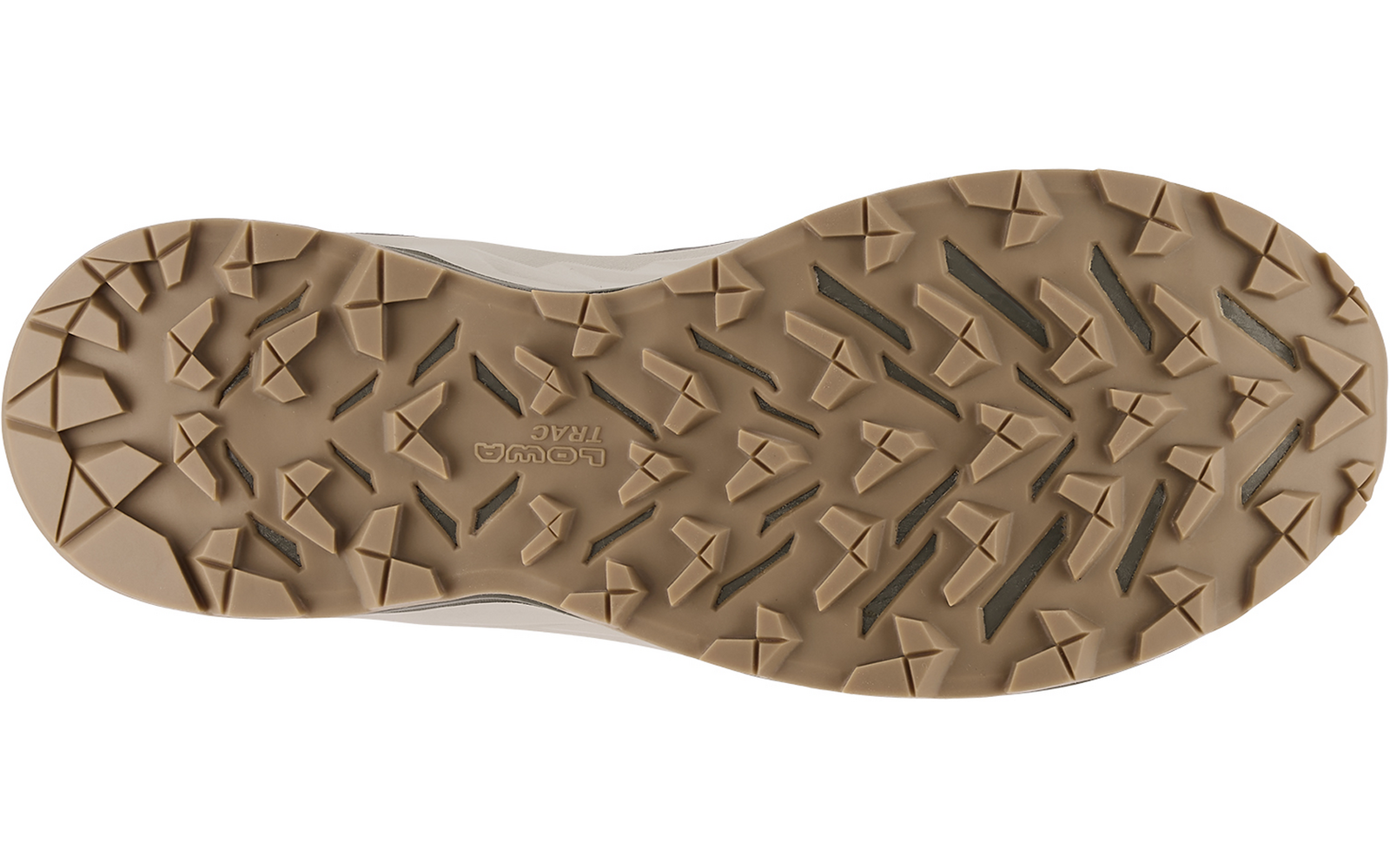 Braune Schuhsohle mit grobem Profil