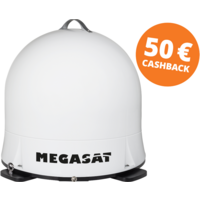 Megasat Campingman Portable Eco Sat-Antenne weiß