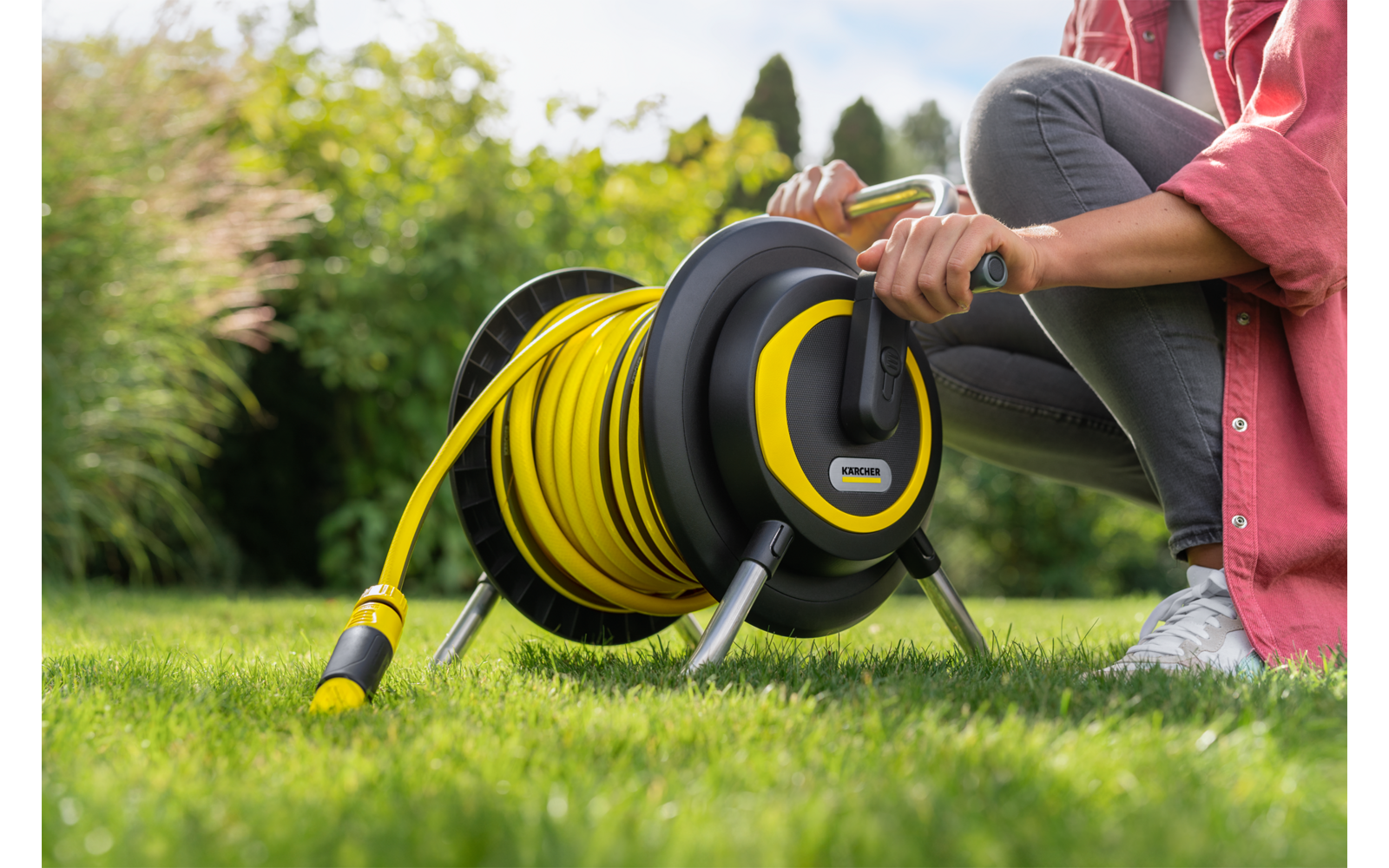 Product afbeelding K&auml;rcher HR 3.20 Schlauchtr&auml;ger Set 20 Meter 1