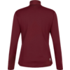 Vue arrière d'un shirt rouge à manches longues