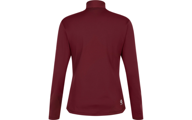 Vue arrière d'un shirt rouge à manches longues