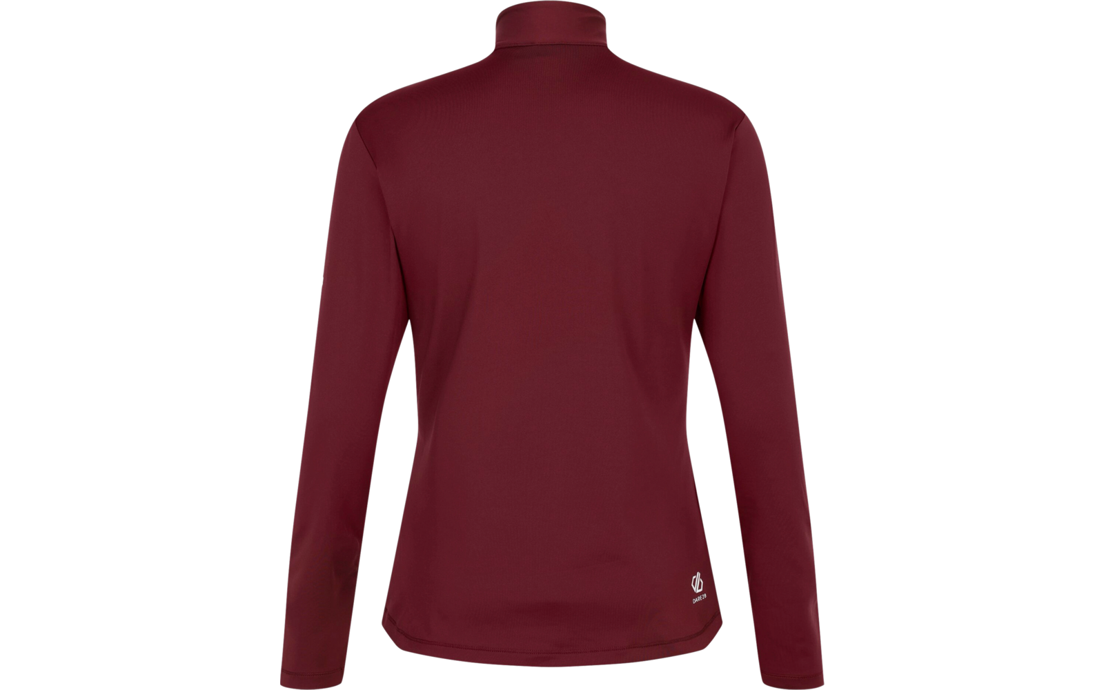 Vue arrière d'un shirt rouge à manches longues