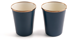 281168 - Barebones Enamel 2 Tone emailliertes Trinkbecher Set 2 teilig 500 ml